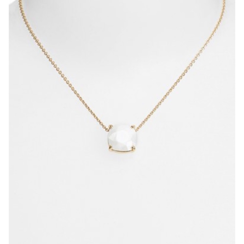 Kate Spade White Pendent Necklace